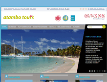 Tablet Screenshot of karibik.atambo-tours.de